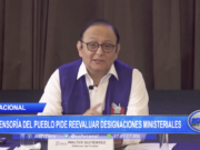 Defensor del Pueblo pide reevaluar designaciones ministeriales