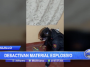Trujillo: Desactivan material explosivo en La Esperanza
