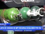 Trujillo: Planta de oxígeno de MPT recarga 30 balones por día