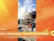 Otuzco: Incendio consume vivienda y ocupantes salvan de morir