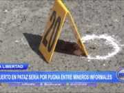 La Libertad: Muerto en Pataz sería por pugna entre mineros informales