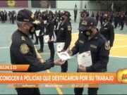 Trujillo: Reconocen a 82 policías que destacaron por su trabajo