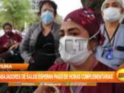 Piura: Trabajadores de salud esperan pago de horas complementarias