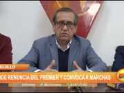 Trujillo: Exigen renuncia del premier y convoca a marchas