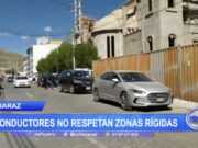 Huaraz: Conductores no respetan zonas rígidas
