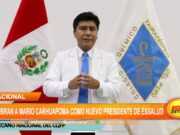 Nombran a Mario Carhuapoma como nuevo presidente de EsSalud