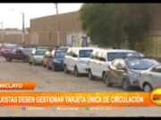 Chiclayo: Taxistas deben gestionar tarjeta única de circulación