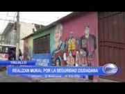 Trujillo: Realizan mural por la Seguridad Ciudadana