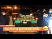 Chiclayo: Caen cuatro sujetos con droga