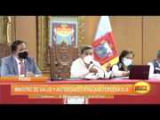 Piura: Ministro de Salud y autoridades evalúan tercera ola de covid-19
