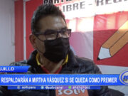 Trujillo: No respaldarán a Mirtha Vásquez si se queda como premier