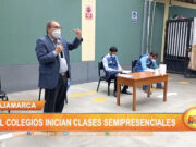 Cajamarca: Mil colegios inician clases semipresenciales