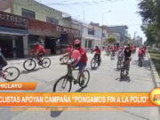 Chiclayo: Ciclistas apoyan campaña «Pongamos fin a la polio»