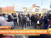 Chiclayo: Floristas piden reubicación para trabajar