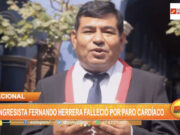 Congresista Fernando Herrera falleció por paro cardíaco