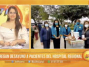 Trujillo: Entregan desayuno a familiares de pacientes del Hospital Regional
