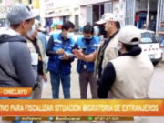 Chiclayo: Operativo para fiscalizar situación migratoria de extranjeros