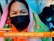 Trujillo: Pacientes pernoctan en exteriores de hospital pese a lluvias