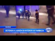 Ancash: Detienen a ladrón en interior de farmacia