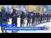 Chiclayo: SUTEP protesta contra gobierno de Castillo