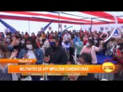 Trujillo: Militantes de APP impulsan candidaturas