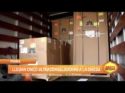 Piura: Llegan cinco ultracongeladoras a la dirección regional de salud