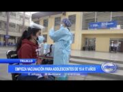 Trujillo: Empieza vacunación para adolescentes de 15 a 17 años