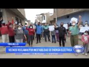 Trujillo: Vecinos reclaman por inestabilidad de energía eléctrica