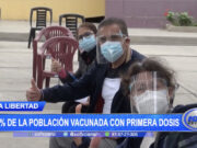 La Libertad: 75% de la población vacunada con primera dosis contra la covid-19