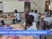 Cajamarca: Defensoría del Pueblo a favor del retorno a clases presenciales