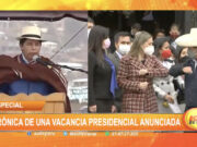 Crónica de una vacancia presidencial anunciada