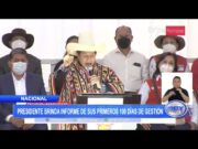 Presidente Pedro Castillo brinda informe de sus primeros 100 días de gestión