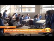 Piura: 20 colegios se alistan para el regreso a clases
