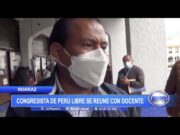 Huaraz: Congresista de Perú Libre se reúne con docentes