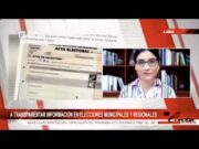 A transparentar información en elecciones regionales y municipales 2022