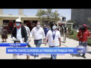 Chiclayo: Ministra Chávez supervisó actividades de Trabaja Perú