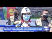 Chiclayo: Ministra de Trabajo descarta crisis en banca Perú Libre