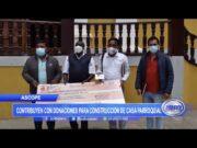 Ascope: Contribuyen con donaciones para construcción de casa parroquial