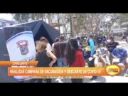 Chiclayo: Realizan campaña de vacunación y descarte de covid-19