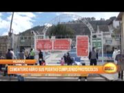 Huaraz: Cementerio abre sus puertas cumpliendo protocolos