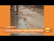 Cajamarca: Lluvias dejan un muerto y varias viviendas inundadas