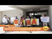 Piura: Sindicato de maestros exige nulidad de examen