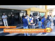 Piura: Transportistas exigen a comuna anular licitación de rutas