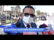 Chiclayo: Alcalde provincial descarta irregularidades en su gestión