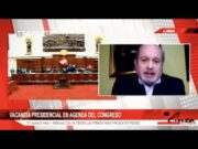 Vacancia presidencial en agenda del Congreso