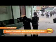 Cajamarca: Policía detiene a pareja implicada en un presunto robo