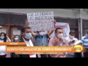 Áncash: Docentes piden anulación del examen de nombramiento