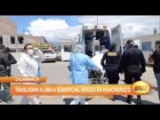 Cajamarca: Trasladan a Lima a suboficial herido en Huacraruco