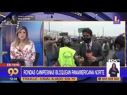 La Libertad: Rondas campesinas insisten en bloquear la Panamericana Norte