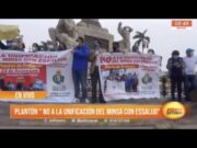 Trujillo: Realizan plantón «No a la unificación del Minsa con EsSalud»